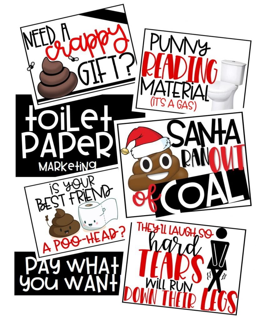 Toilet Paper Marketing Printables DOWNLOAD HoopMama