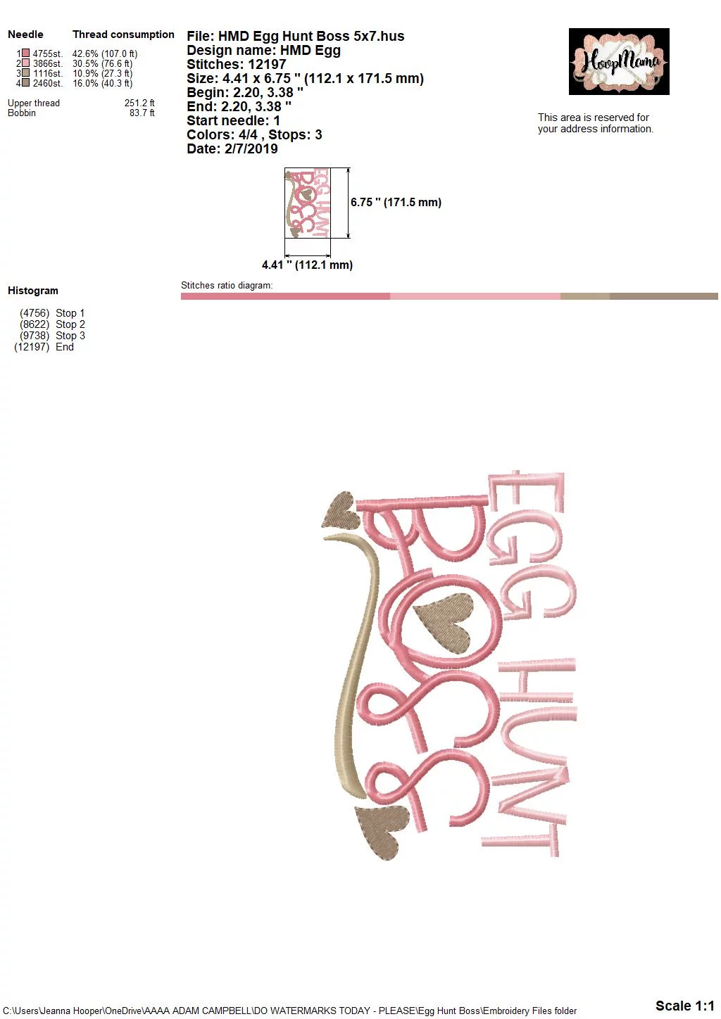 Egg Hunt Boss - Embroidery and Cutting Options - Image 6