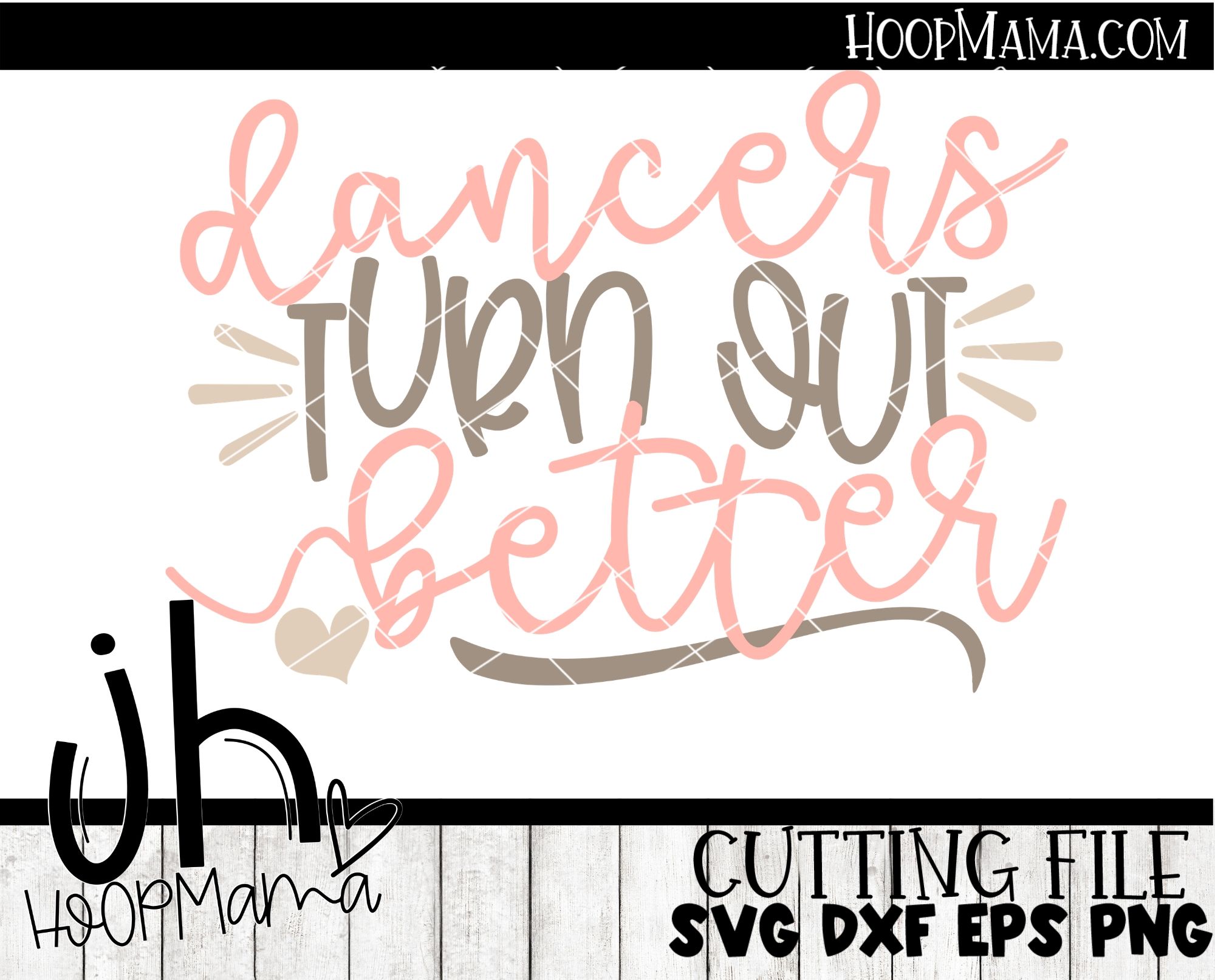 Download Dancers Turn Out Better Embroidery And Cutting Option Hoopmama