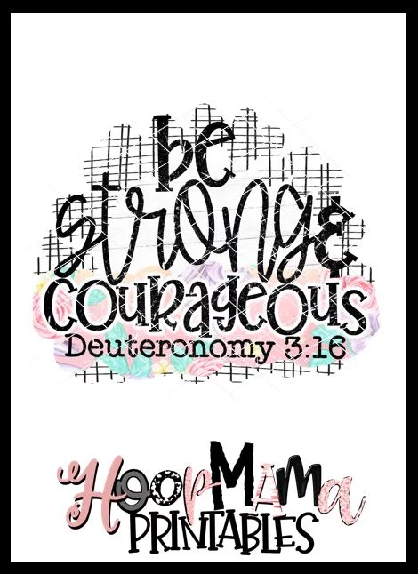 Be Strong And Courageous - DOWNLOAD - Image 2