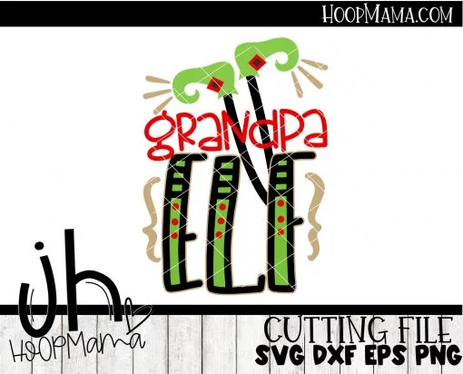 Grandpa Elf - Embroidery and Cutting Options - Image 2