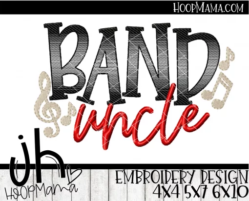Band Uncle - Embroidery and Cutting Option - Image 2
