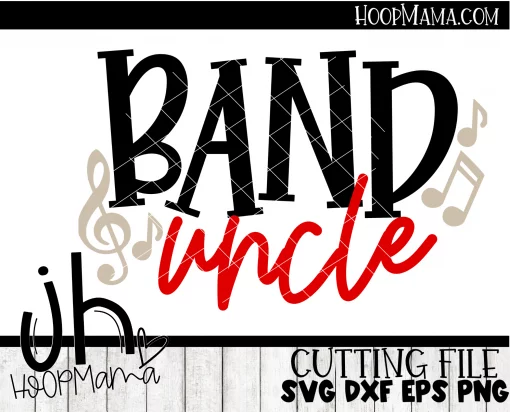 Band Uncle - Embroidery and Cutting Option - Image 3