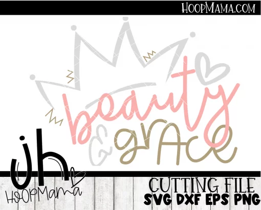 Beauty and Grace - Embroidery and Cutting Option - Image 3