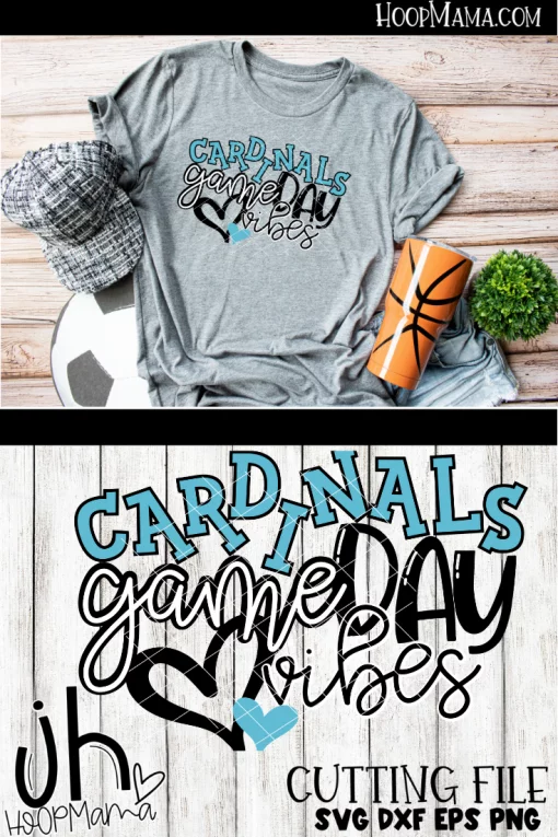 Cardinals Game Day Vibes - CUTTING ONLY
