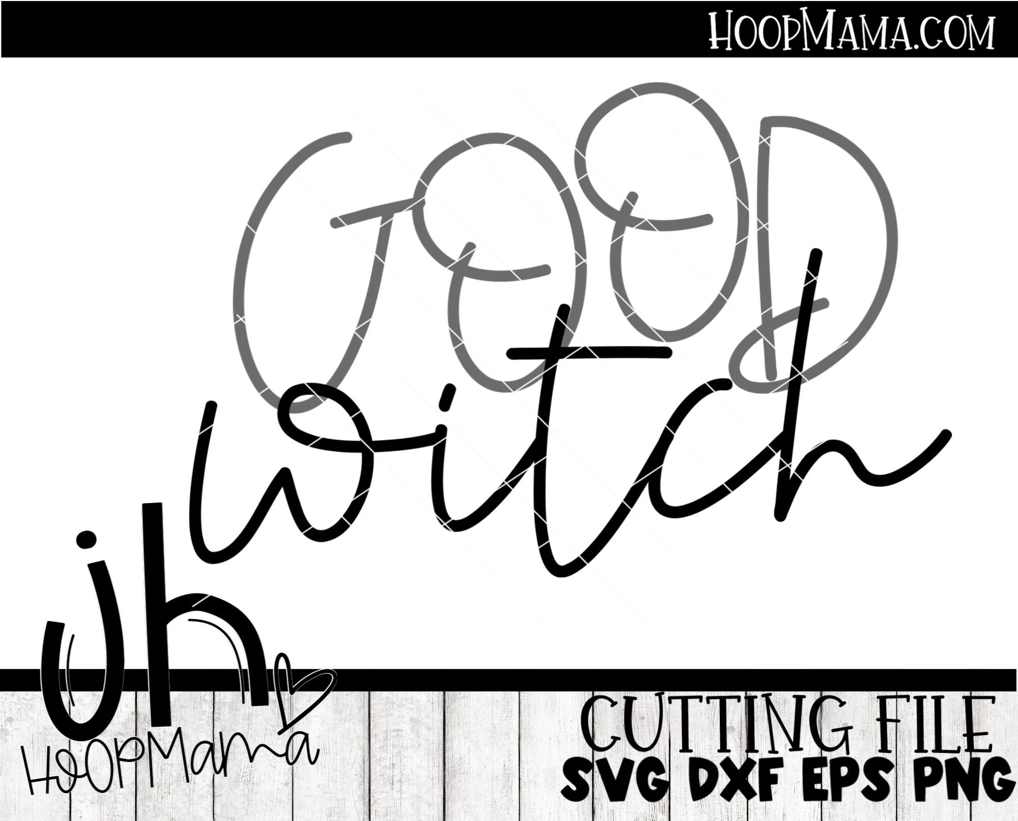 Good Witch - Embroidery and Cutting Option - Image 3