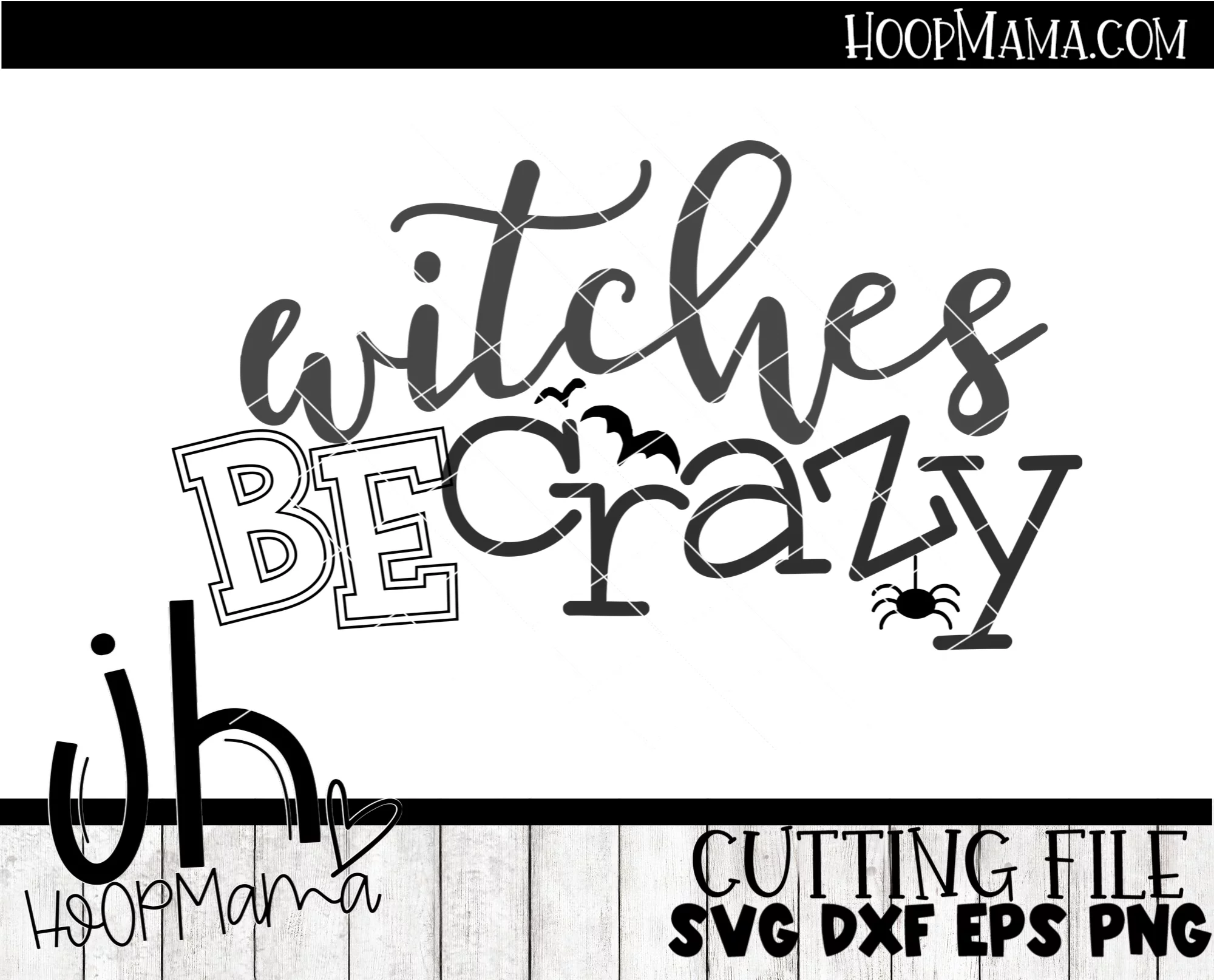 Witches Be Crazy - Embroidery and Cutting Option - Image 3