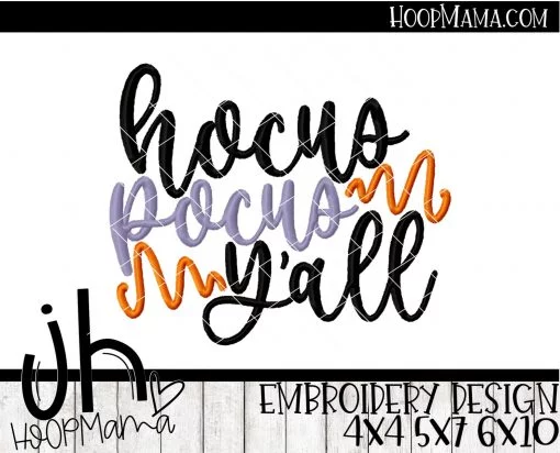Hocus Pocus Yall - Embroidery and Cutting Options - Image 2