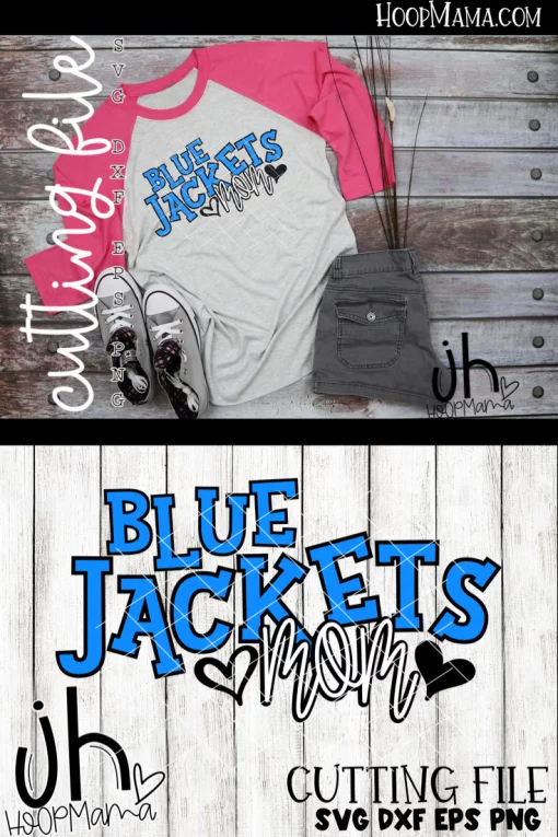 Blue Jackets Mom - CUTTING ONLY