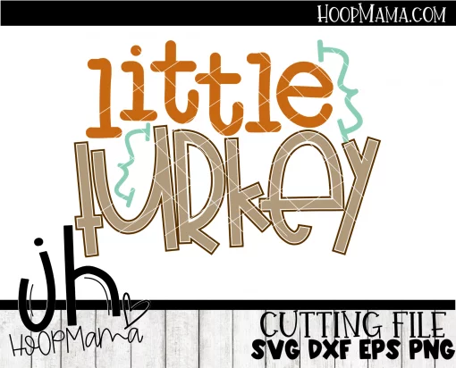 Little Turkey - Boy - Embroidery and Cutting Options - Image 3