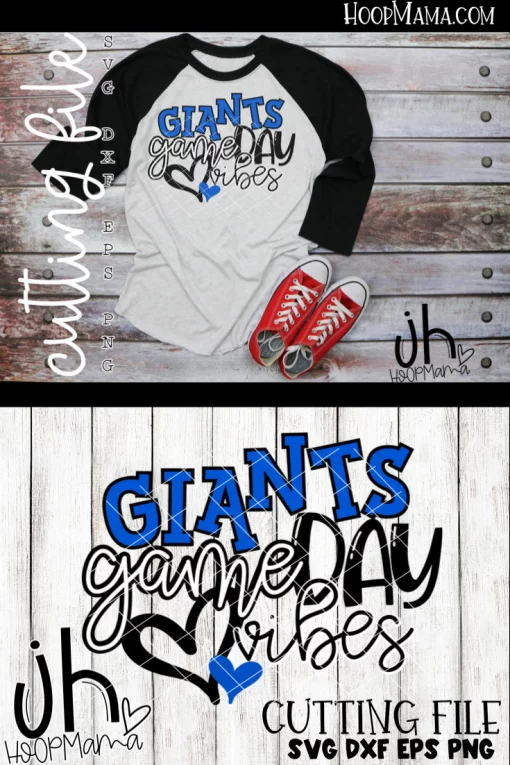 Giants Game Day Vibes - CUTTING ONLY