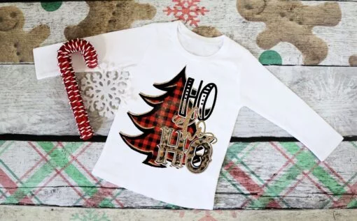 SPT-FCB22 Y - A5F8 A - Ho Ho Ho -  KIDS & ADULT - SCREEN PRINT TRANSFER - 19-OCT06