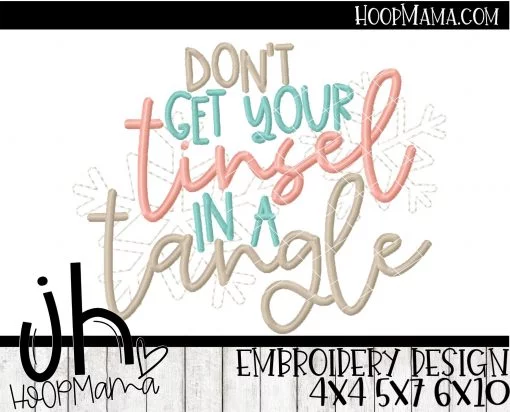Don't Get Your Tensil In A Tangle - Embroidery and Cutting Options - Image 2