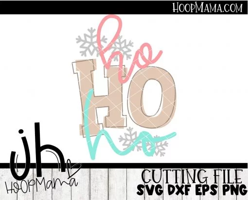 Ho Ho Ho - 2019 - Embroidery and Cutting Options - Image 3