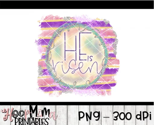 He Is Risen - Printable - DOWNLOAD - Image 2