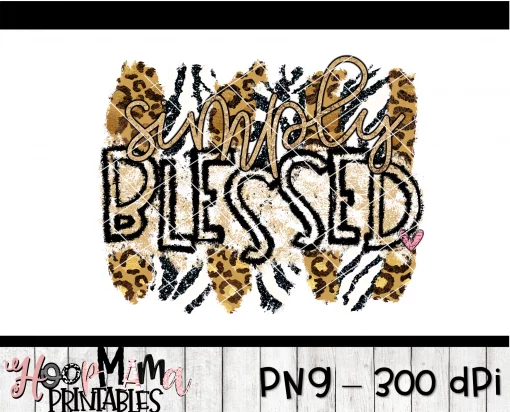 Simply Blessed - Printable - DOWNLOAD - Image 2