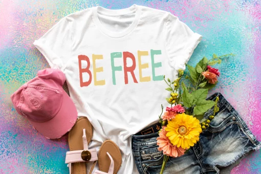 SPT-E2H5A - Be Free  - ADULT - SCREEN PRINT TRANSFER