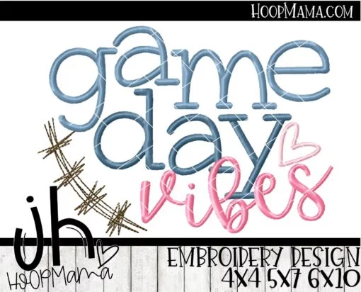 Game Day Vibes - Embroidery and Cutting Options - Image 2