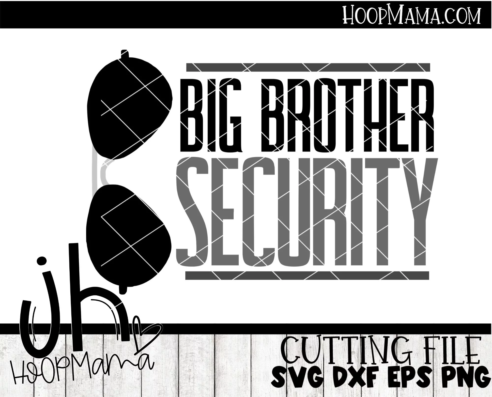 Big Brother Security - Embroidery and Cutting Options - Image 3