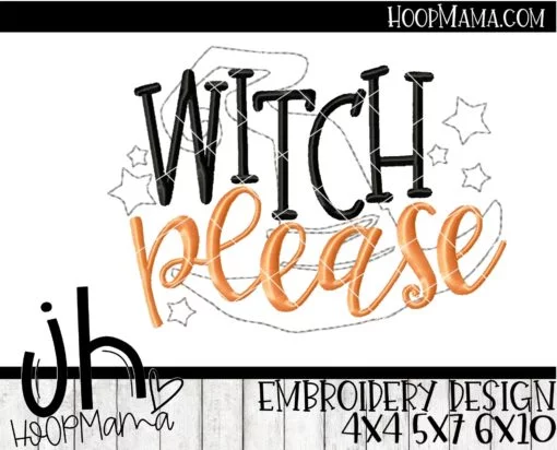 Witch Please - Embroidery and Cutting Options - Image 2