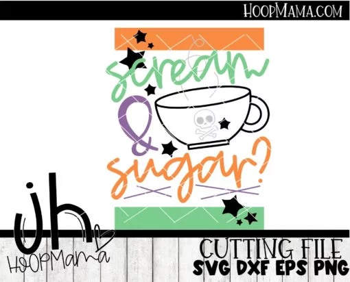 Scream And Sugar? - Embroidery and Cutting Options - Image 3