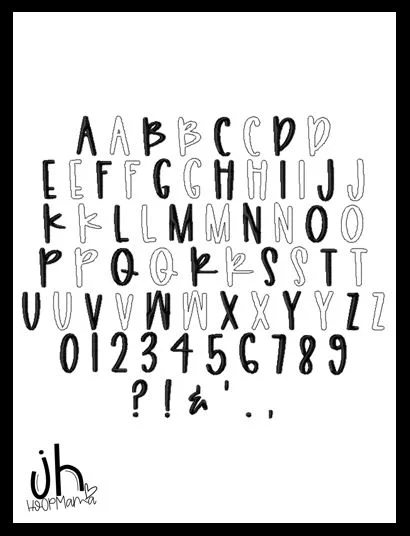 Rainbow Embroidery Font With BX Mapping - Image 2