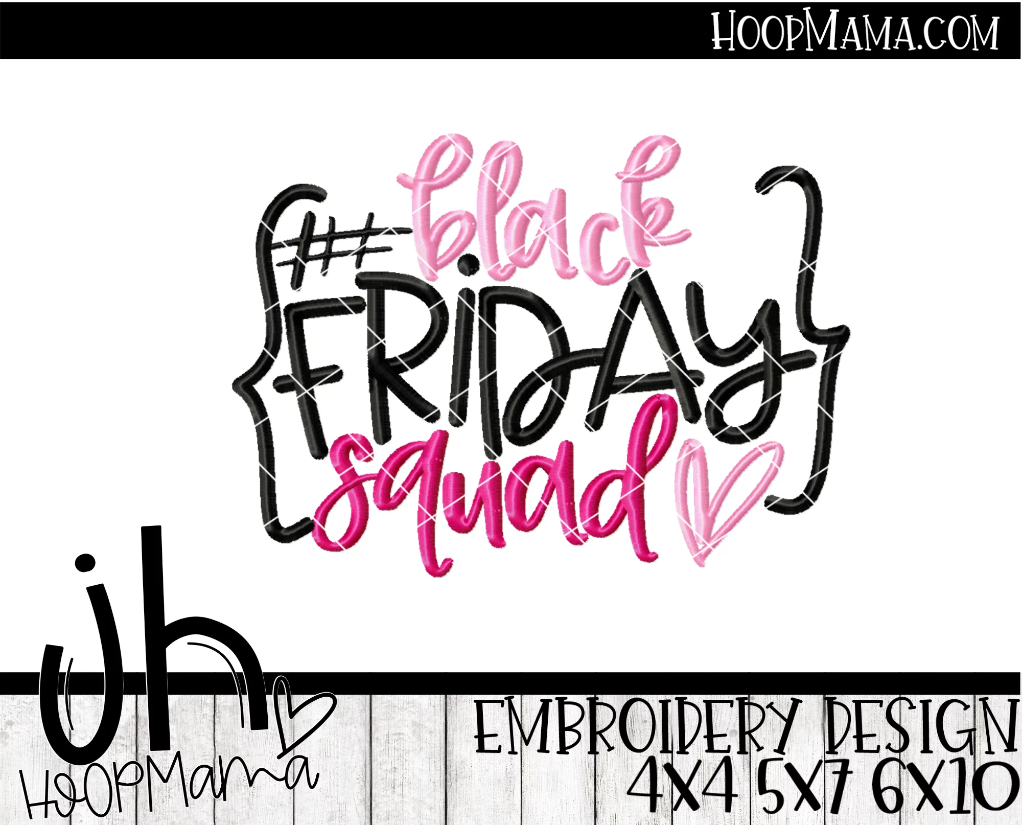 Black Friday Squad - Embroidery and Cutting Options - Image 2