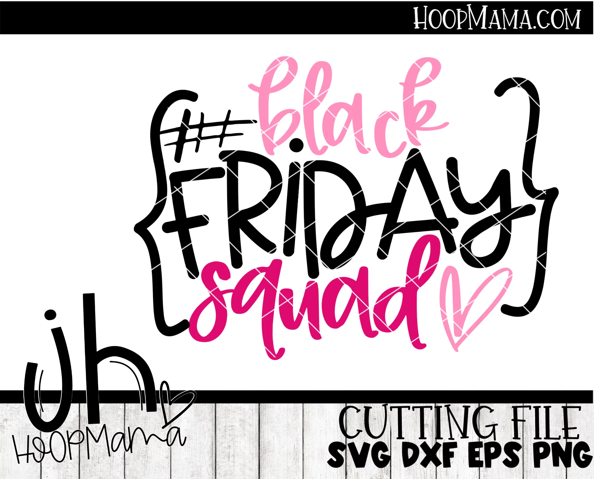 Black Friday Squad - Embroidery and Cutting Options - Image 3