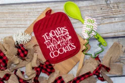 ZGD6 - Teachers Bake The Best Cookies - 5 Inch - SCREEN PRINT TRANSFER