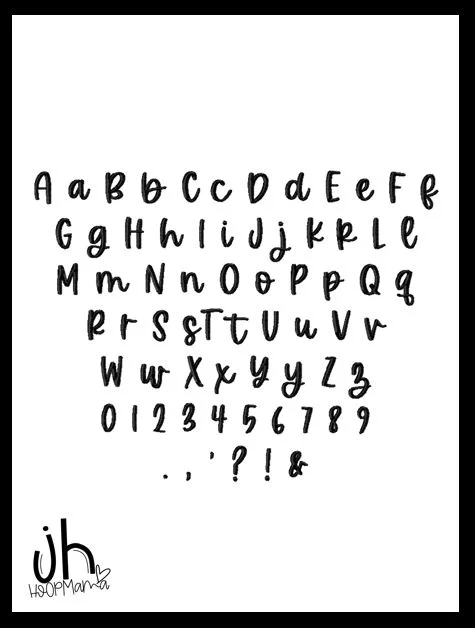 Firefly Embroidery Font With BX Mapping - Image 2