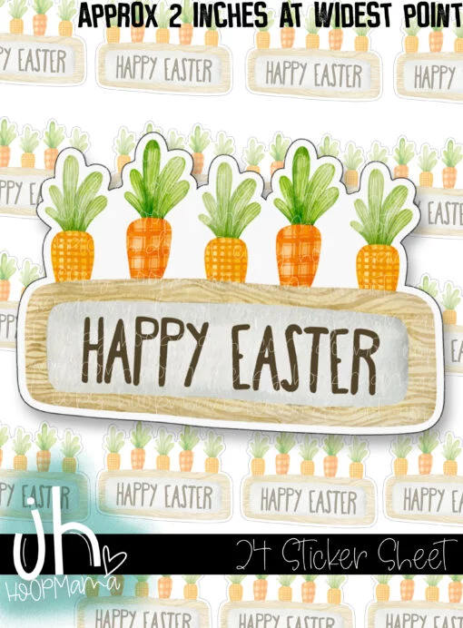 S105 - Happy Easter STICKER