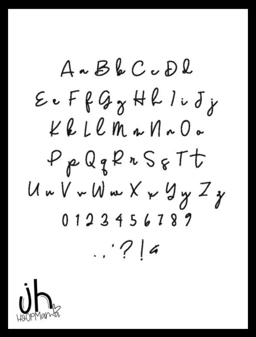 Earthy Embroidery Font With BX Mapping - Image 2