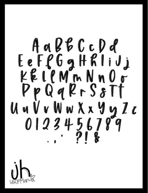 Sugar Lemon Embroidery Font With BX Mapping - Image 2