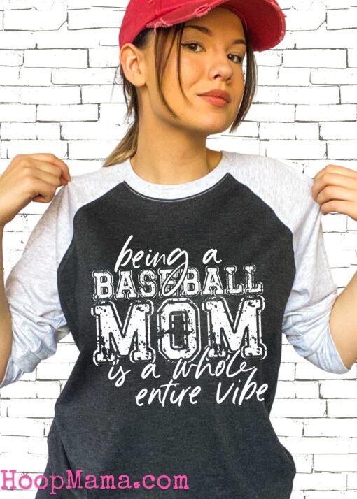 L2G - Being A Baseball Mom Is A Whole Entire Vibe - WHITE - 10.5 ...