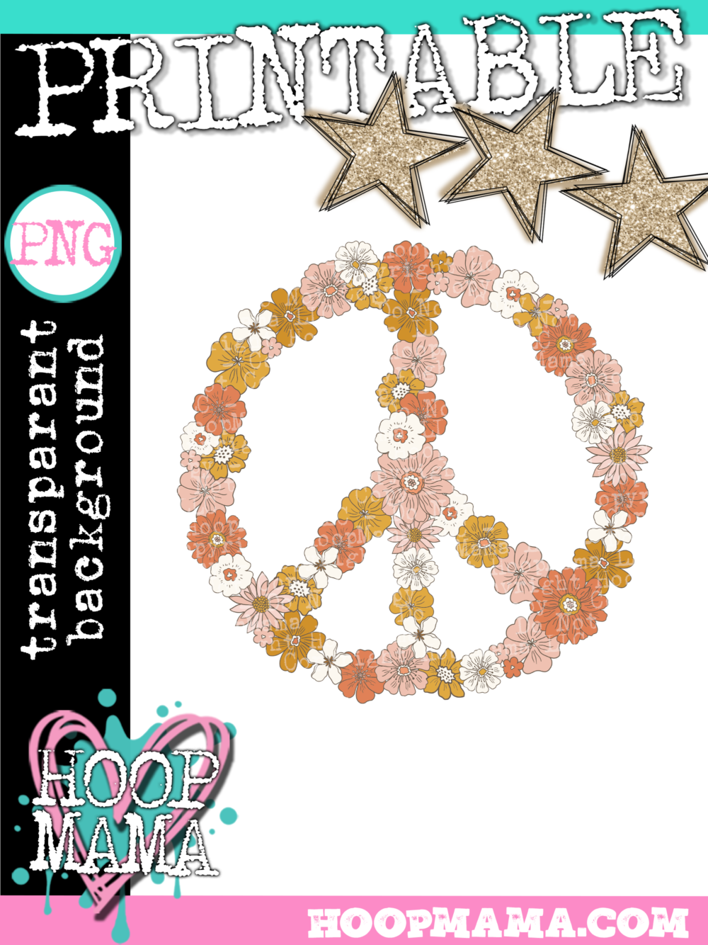 Floral Peace PRINTABLE-DOWNLOAD