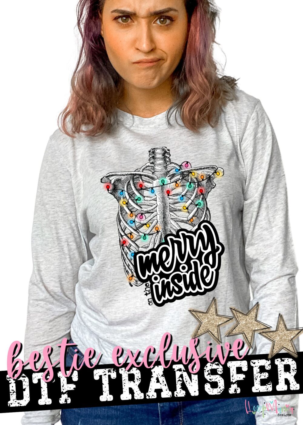 R20158 - Merry On The Inside - HoopMama Exclusive - DTF Transfer