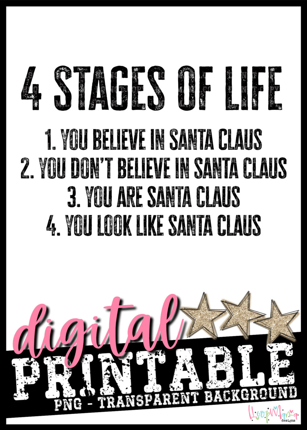 4 Stages Of Life PRINTABLE-DOWNLOAD