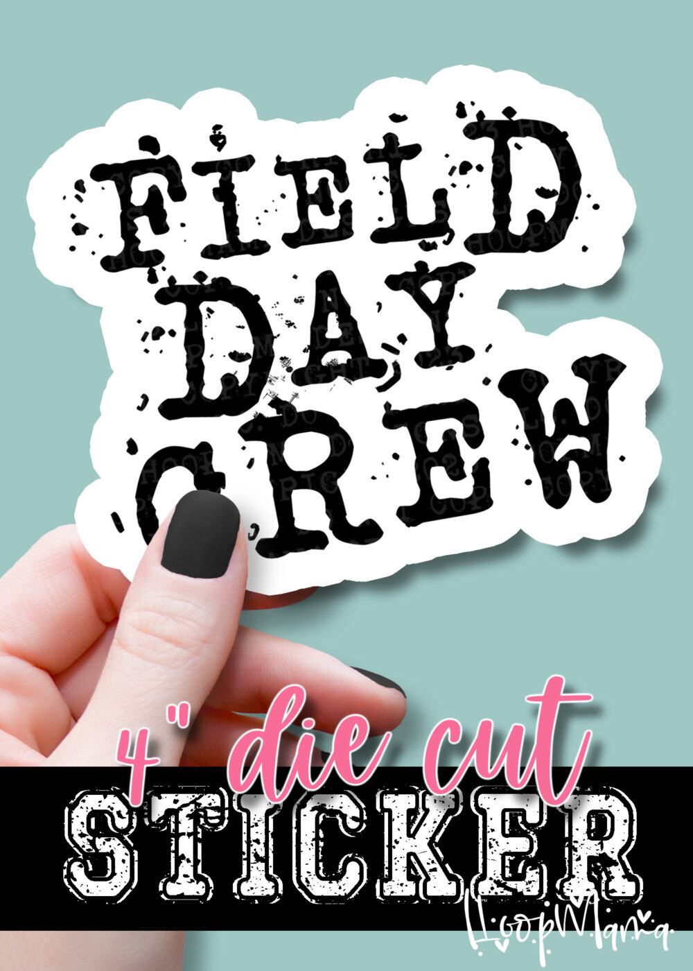 DC23-0095- Field Day Crew - DIE CUT STICKER