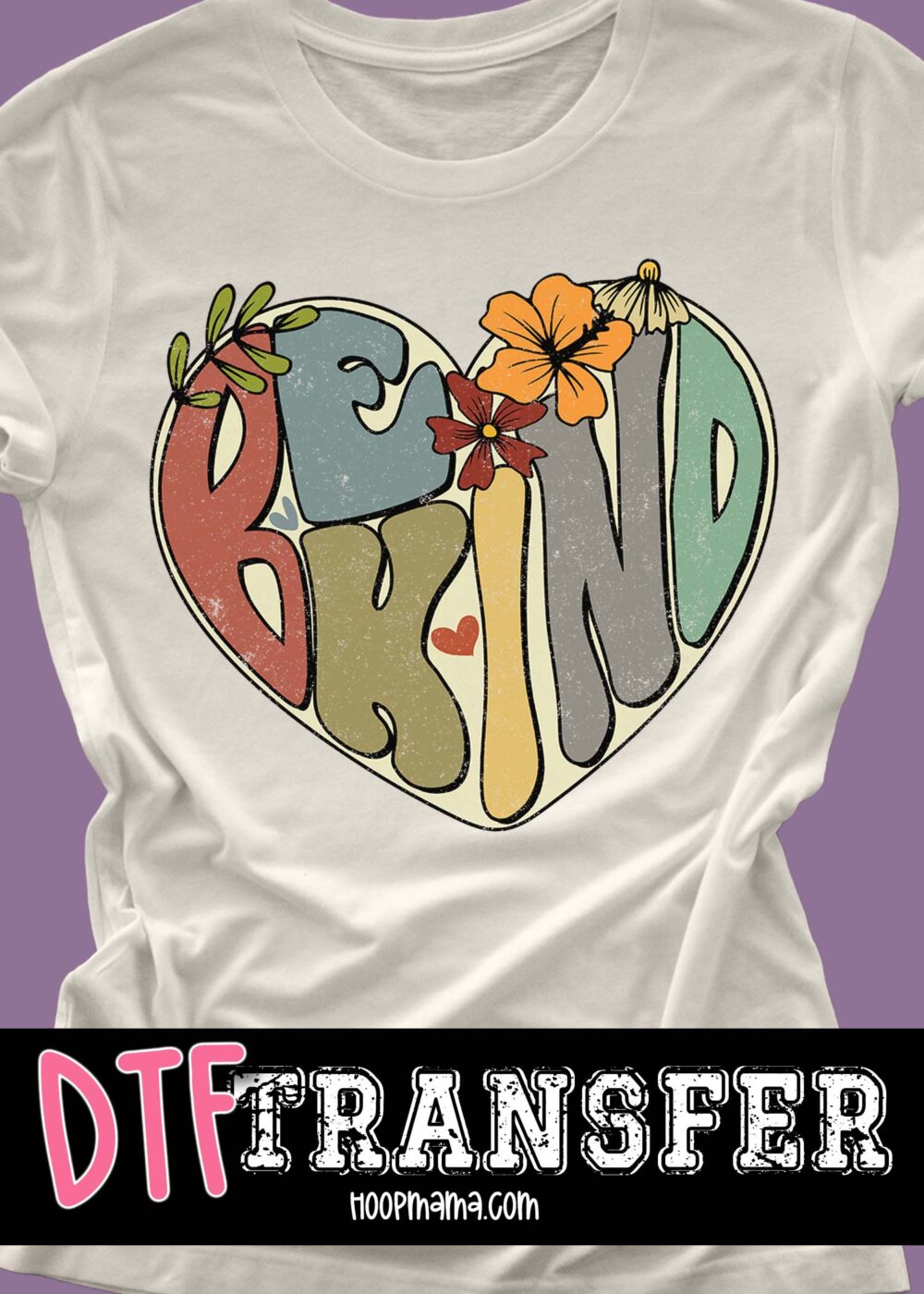 23-0130 - Be Kind Heart - DTF Transfer