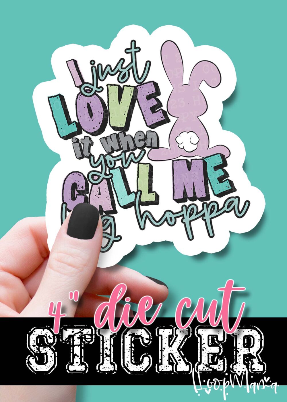 DC23-0187- I Just Love It When You Call Me  - DIE CUT STICKER