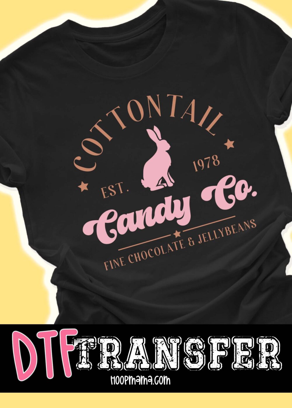 23-0177 - Cottontail Candy Co- DTF Transfer