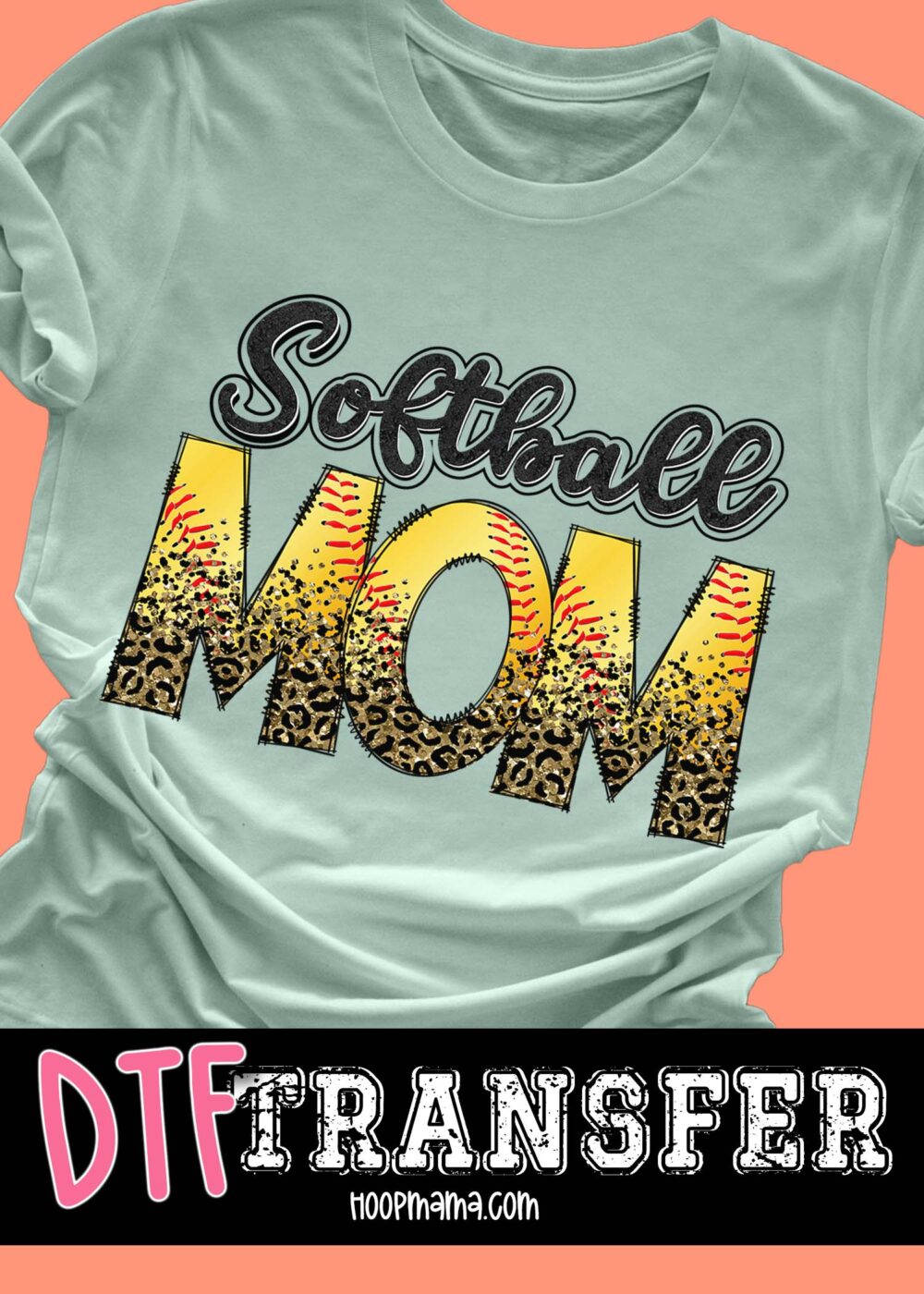 23-0294 - Softball Mom- DTF Transfer