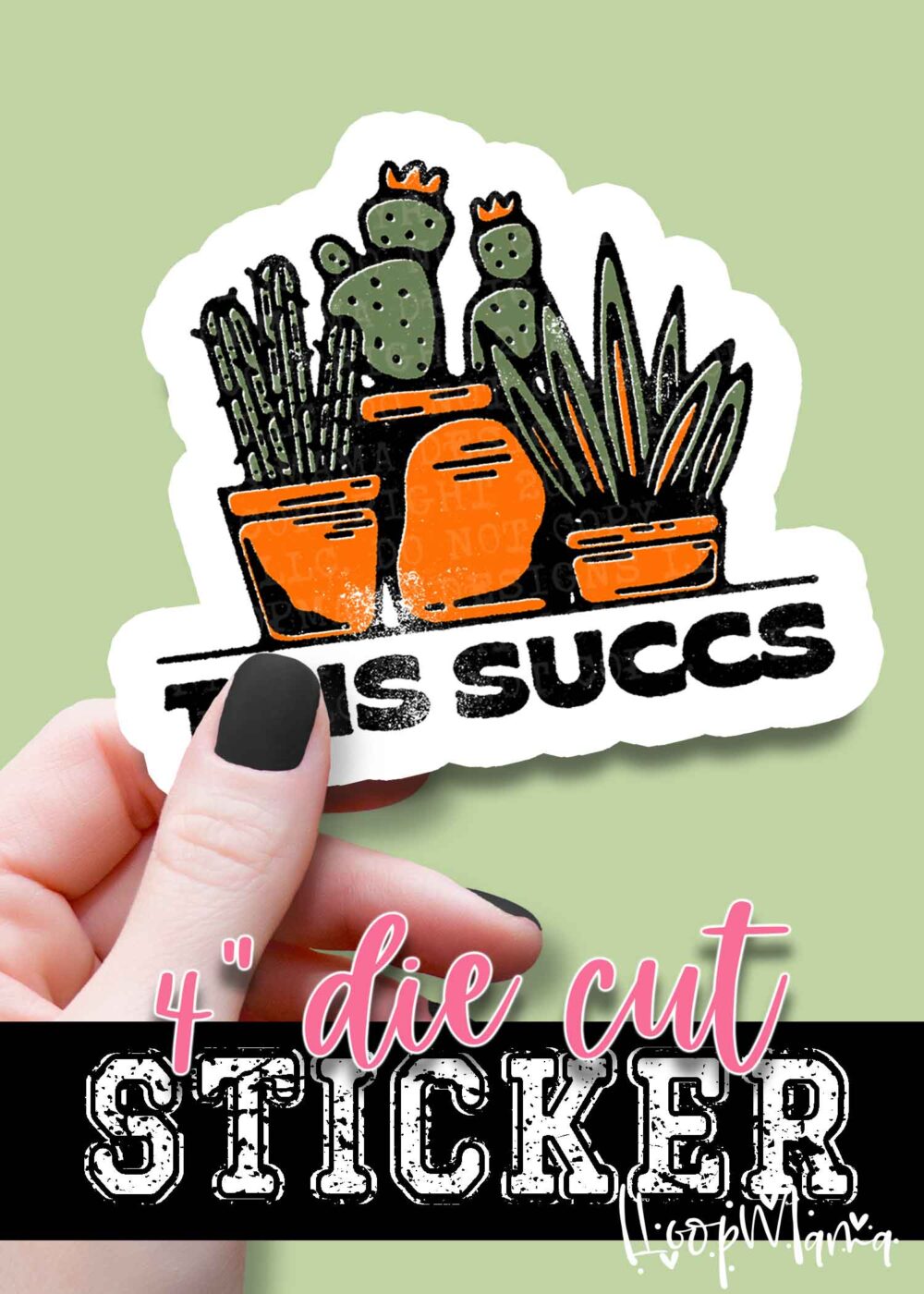 DC23-0375 - This Succs - DIE CUT STICKER