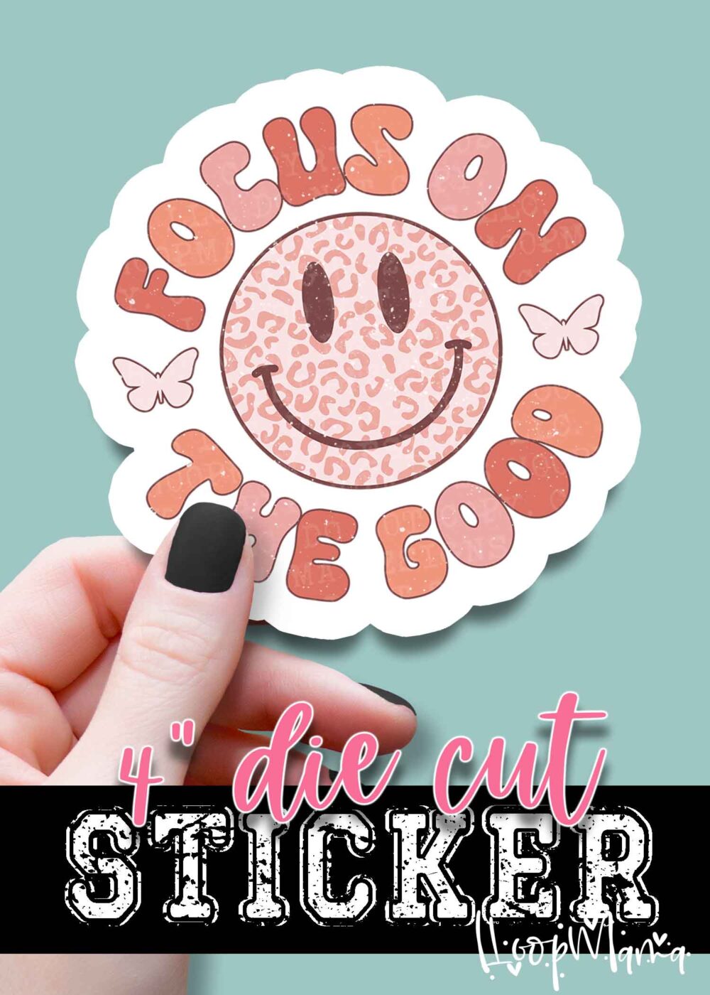 DC23-0432 - Focus On The Good - DIE CUT STICKER