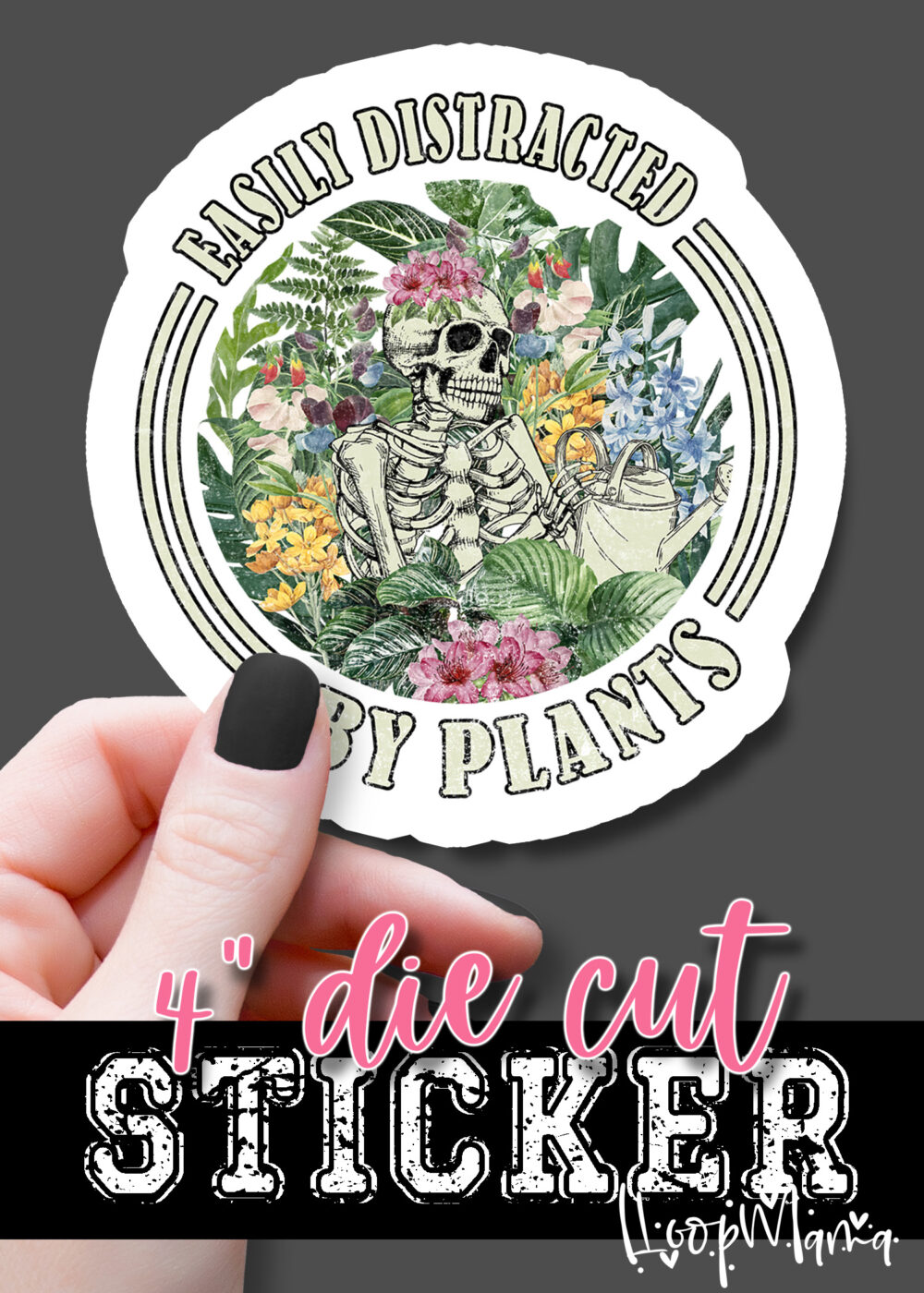 DC23-0359 - Easily Distracted - DIE CUT STICKER