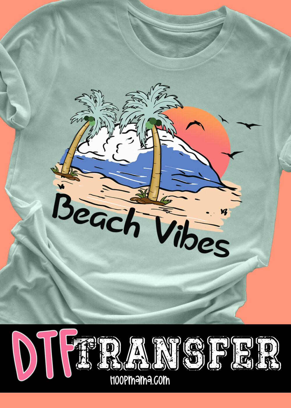 23-0391 - Beach Vibes - DTF Transfer