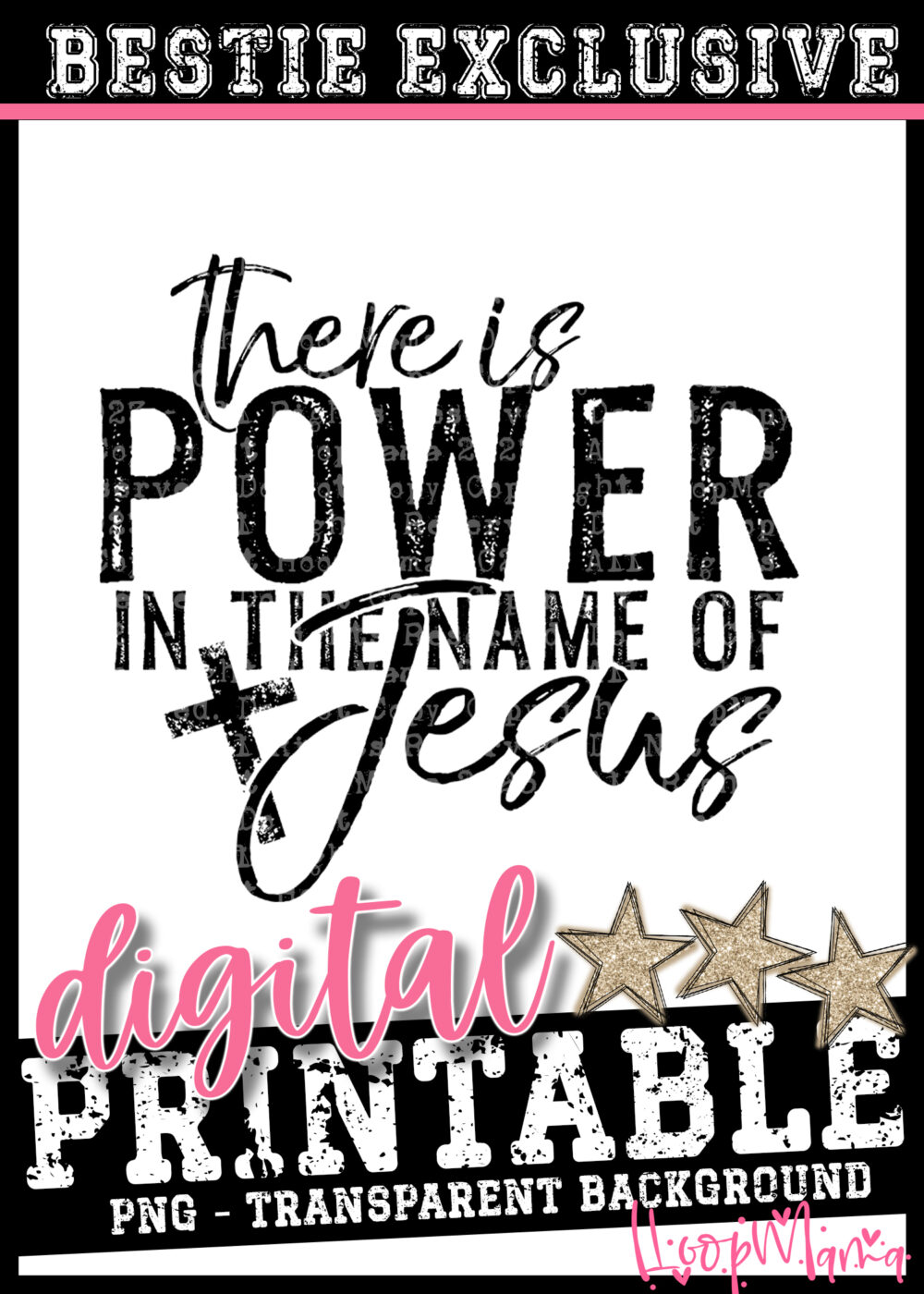 There Is Power In The Name Of Jesus - PRINTABLE DOWNLOAD
