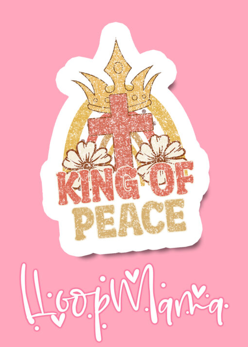 DC23-0742 - King Of Peace - DIE CUT STICKER - Image 4