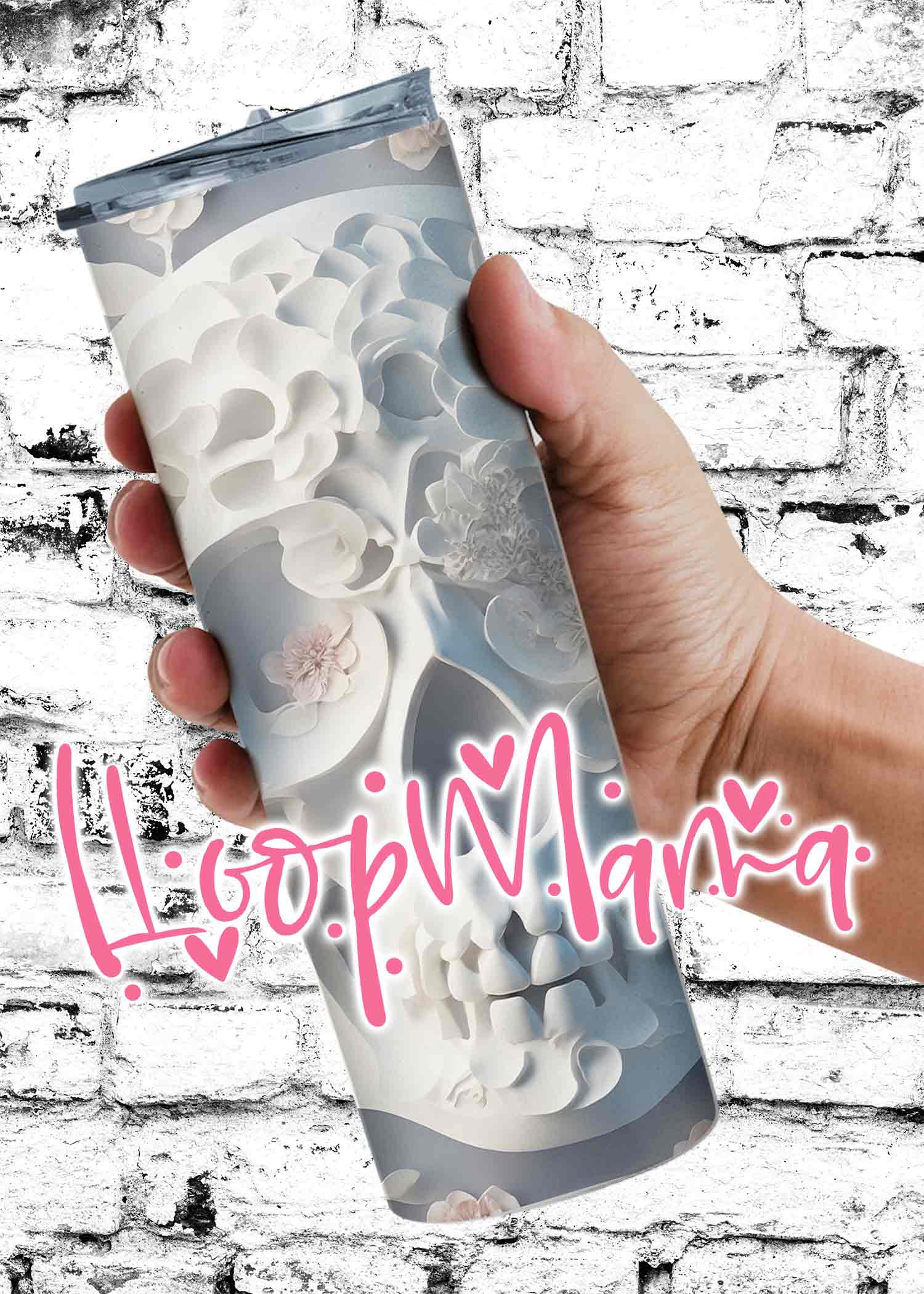 TW-0231 - 3D White Skull - XZ1X - Image 3