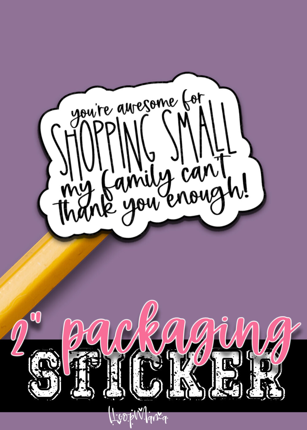 S0882 - You're Awesome For Shopping Small